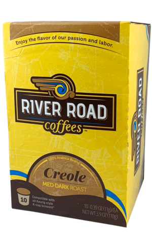 kCups coffee box photo with creole roast label